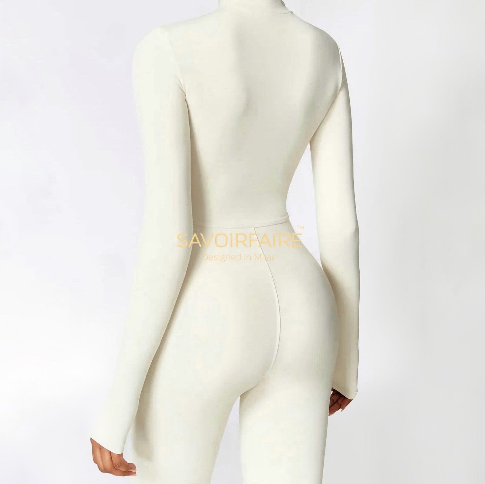 Completo Nylon Intero Bianco Ivory