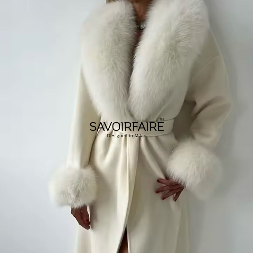 Pelliccia A Cappotto Neve