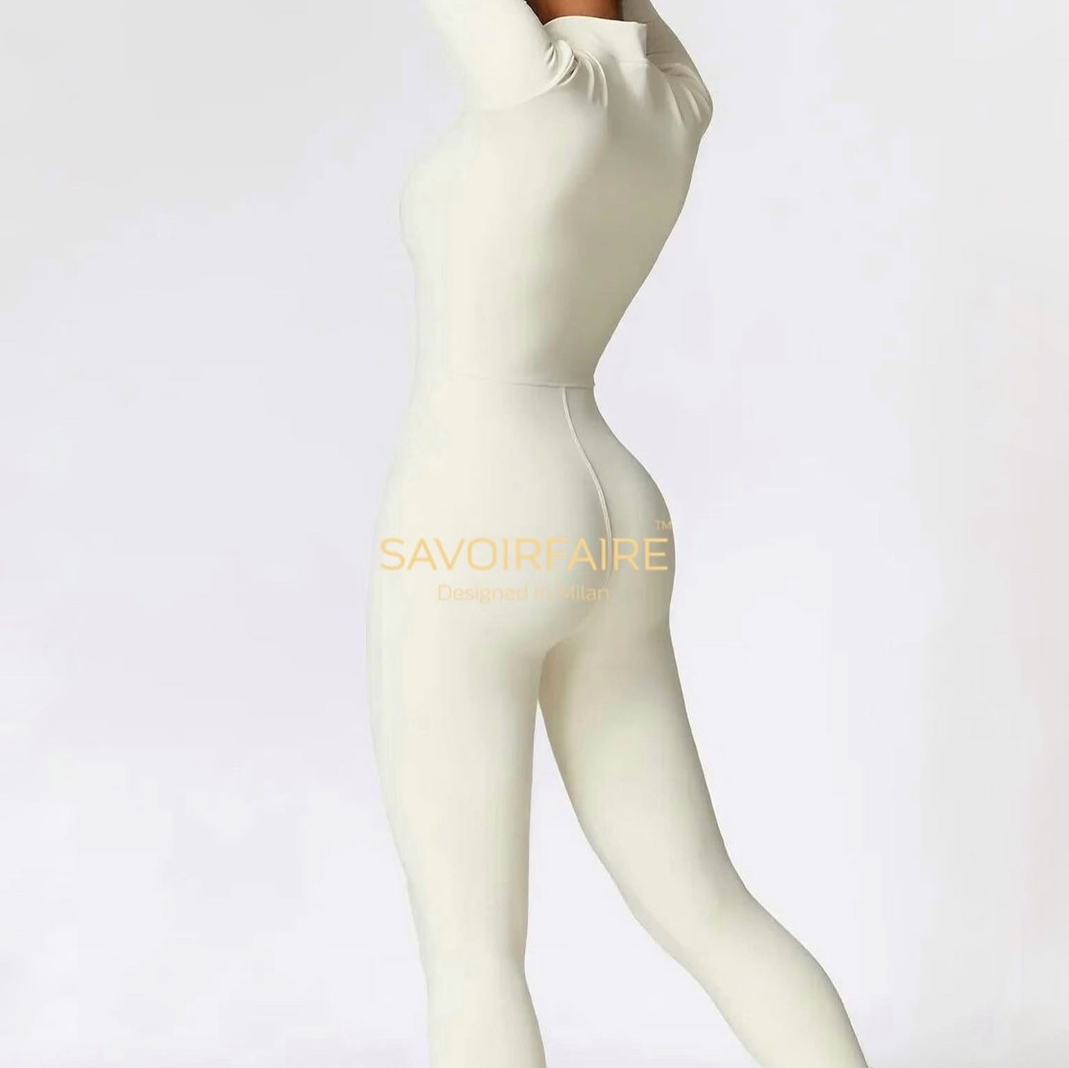 Completo Nylon Intero Bianco Ivory