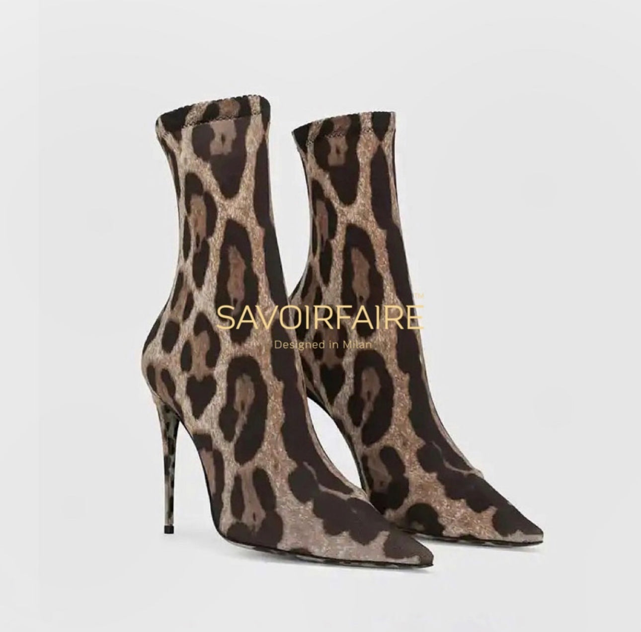 Stivaletto Spillo Leopardato