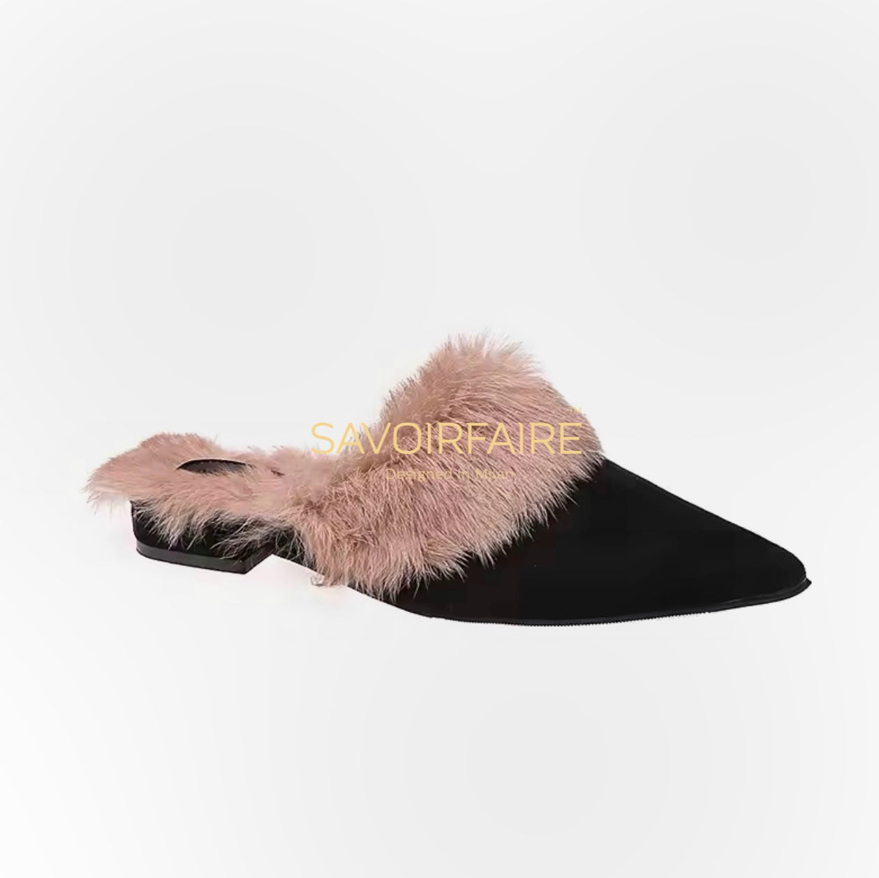 Mules Eco Fur Nero